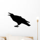 Cawing raven Wall Decal
