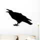 Cawing raven Wall Decal