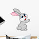 Cute rabbit cartoon Wall Decal