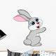 Cute rabbit cartoon Wall Decal