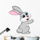 Cute rabbit cartoon Wall Decal