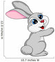 Cute rabbit cartoon Wall Decal