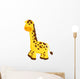 Cute Cartoon Giraffe Wall Decal