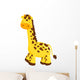 Cute Cartoon Giraffe Wall Decal