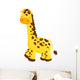 Cute Cartoon Giraffe Wall Decal