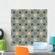 Seamless Colorful Retro Pattern Wall Decal