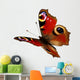 European Peacock butterfly (Inachis io) in flight Wall Decal