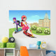 Kids Riding Scooter