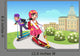 Kids Riding Scooter