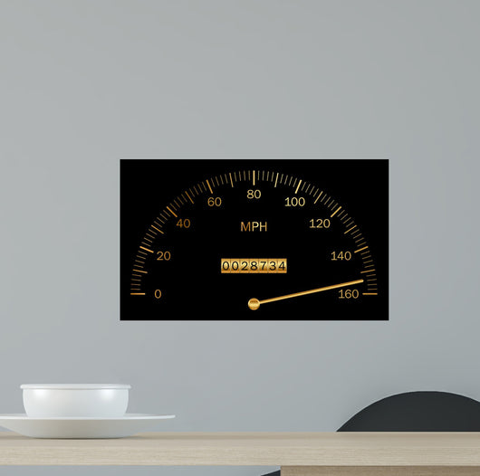 Vector Illustration Black and Wall Mural