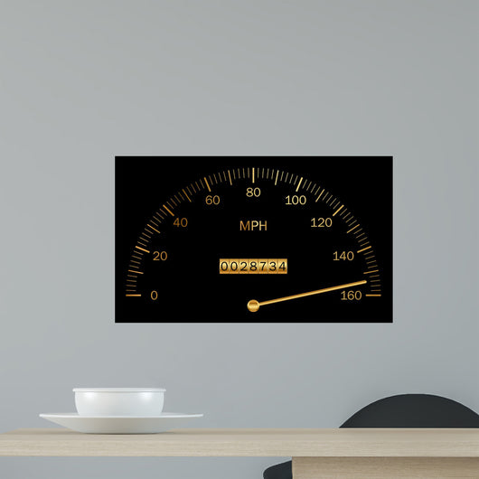 Vector Illustration Black and Wall Mural