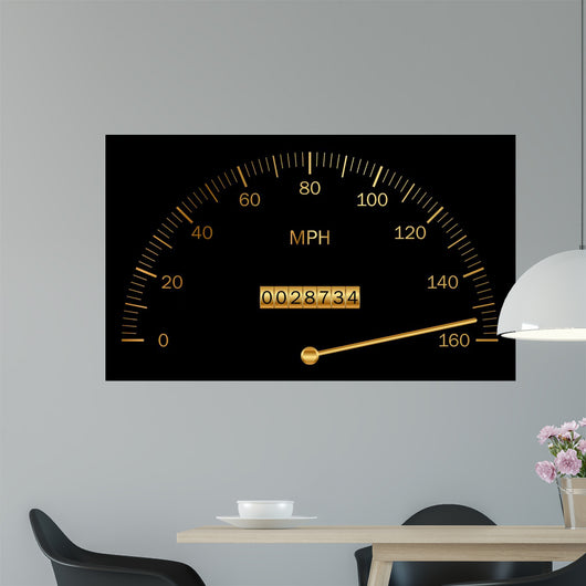 Vector Illustration Black and Wall Mural