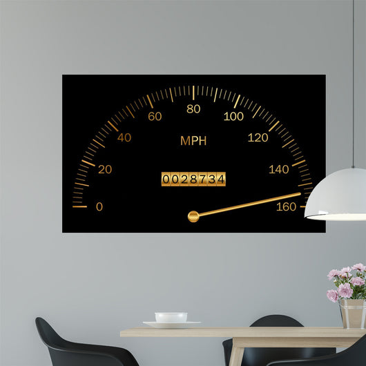 Vector Illustration Black and Wall Mural