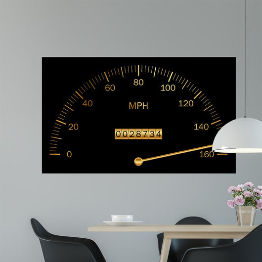 Vector Illustration Black and Wall Mural