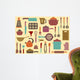 With Kitchen Ware Wall Decal