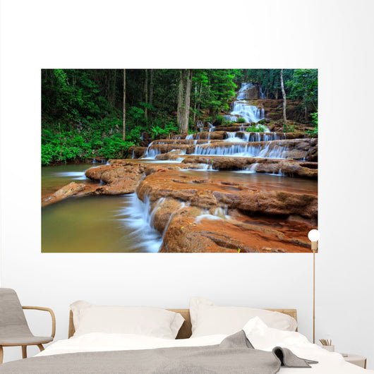 Waterfall Tropical Forest