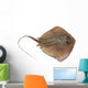 Fresh Ray Fish White Wall Decal