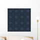 Seamless Indigo Retro Pattern Wall Decal