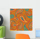 Paysley Elements Seamless Pattern Wall Decal
