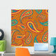 Paysley Elements Seamless Pattern Wall Decal