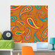Paysley Elements Seamless Pattern Wall Decal