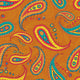 Paysley Elements Seamless Pattern Wall Decal