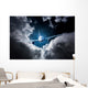 Passenger Airliner in the sky Wall Mural