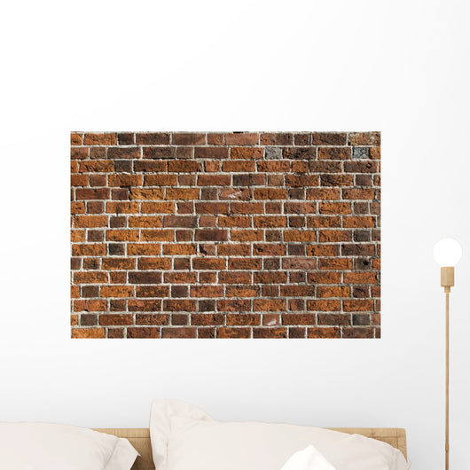Old Brick Wall Red