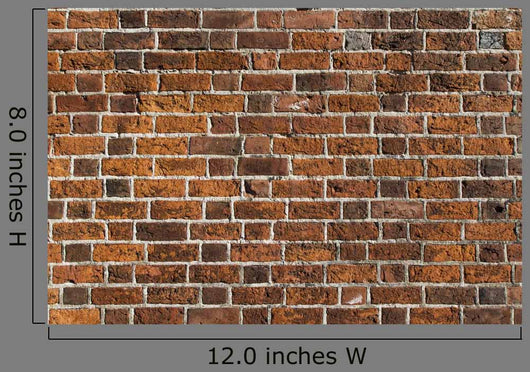 Old Brick Wall Red