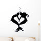 Sea of Love Mermaid Silhouette Wall Decal