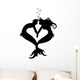Sea of Love Mermaid Silhouette Wall Decal