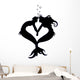 Sea of Love Mermaid Silhouette Wall Decal