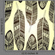 Seamless Feather Vector Pattern Wall Decal