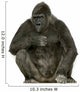 Young Silverback Gorilla Wall Decal