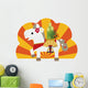 Hakuba of horse year and Kadomatsu Wall Decal