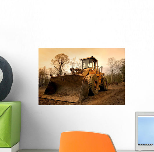 Construction Equipment Wall Mural