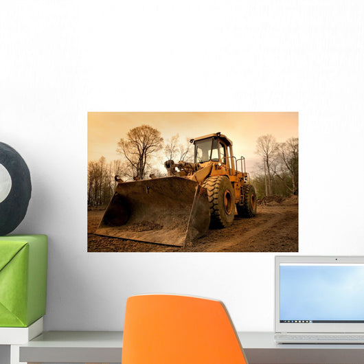 Construction Equipment Wall Mural