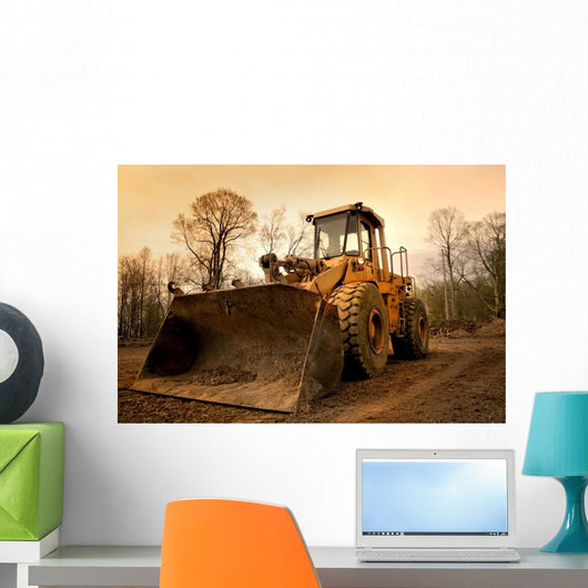 Construction Equipment Wall Mural