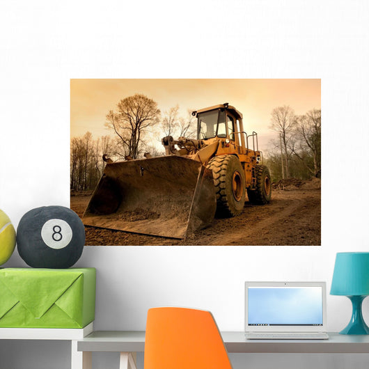 Construction Equipment Wall Mural