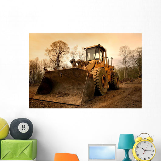 Construction Equipment Wall Mural