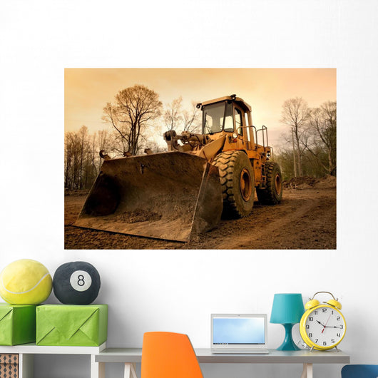 Construction Equipment Wall Mural