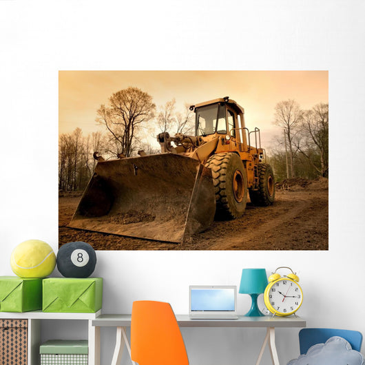 Construction Equipment Wall Mural