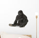 Young Silverback Gorilla Wall Decal