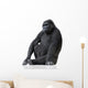 Young Silverback Gorilla Wall Decal