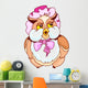 Ms. Owl in a Bonnet Wall Decal