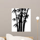 black bamboo stems Wall Decal