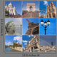 Collage Monuments Paris France