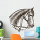 horse in harness Wall Decal