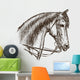 horse in harness Wall Decal