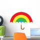 Rainbow Parasol Umbrella Wall Decal
